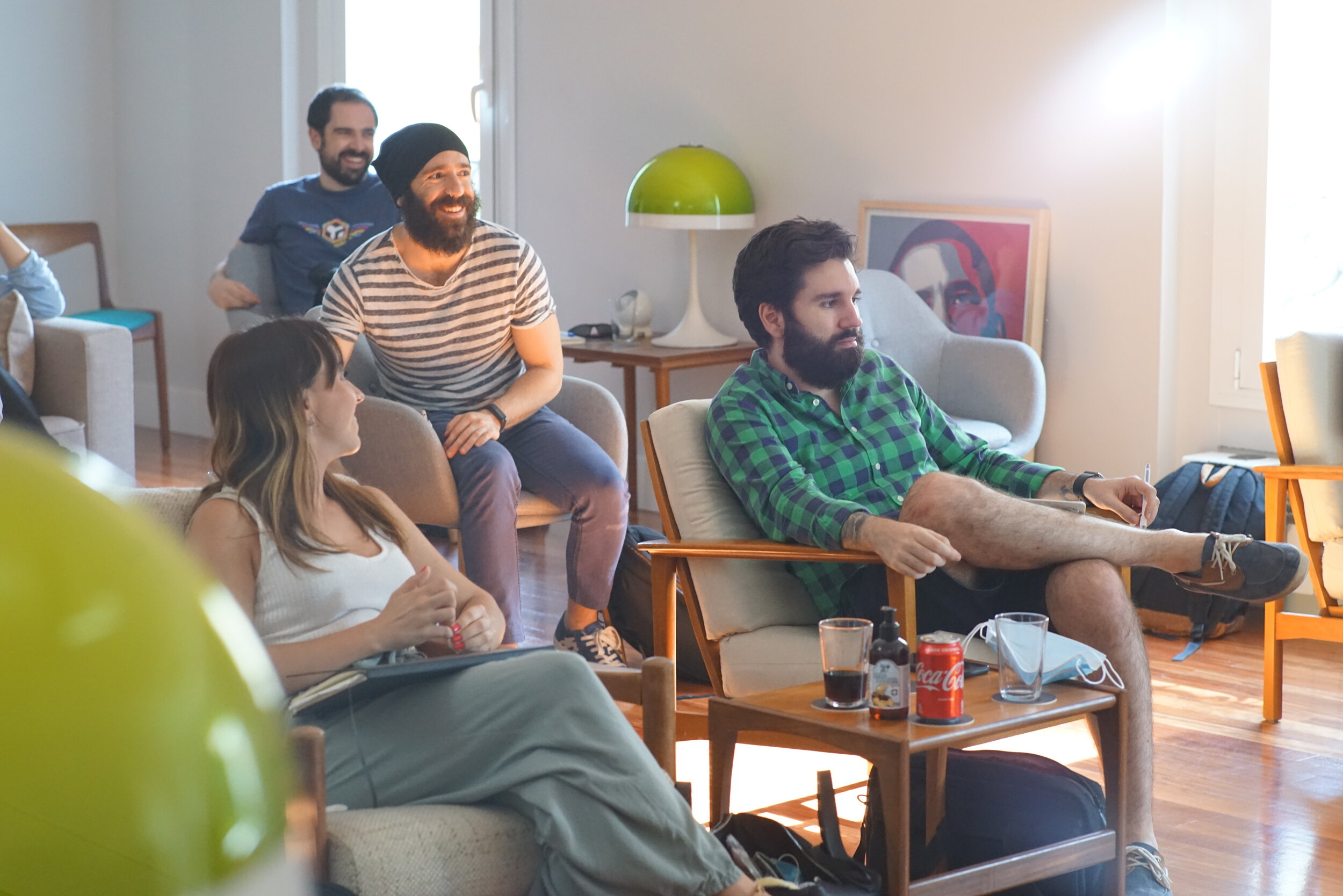  Alumnos del programa de Dirección de Producto, en una clase que impartía Roberto Heredia, CEO de Muroexe. 